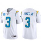 men's & kids Activewear Football Uniform 3 Derwin James Jr. Jerseys White F.U.S.E. C Patch Shirt