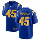men's & kids Activewear Football Uniform 45 Tuli Tuipulotu Jerseys Royal Player Game Limited Shirt