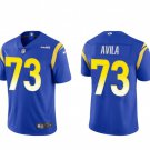 men's & kids Activewear Football Uniform 73 Steve Avila Jerseys Royal Player Game Limited Shirt