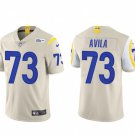 men's & kids Activewear Football Uniform 73 Steve Avila Jerseys Bone Player Game Limited Shirt