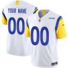men's & kids Los Angeles Rams Uniform #00 Custom name number Jerseys White F.U.S.E Limited Shirt