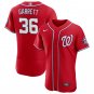 men's & youth Activewear Baseball Uniform 36 Stone Garrett Jerseys Red Alternate Player Elite Shirt