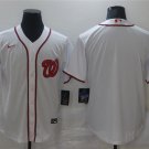 men's & youth Activewear Baseball Uniform Washington Nationals Blank Jerseys White Home Game Shirt
