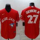 men's & youth Activewear Baseball Uniform 27 Vladimir Guerrero Jr. Jerseys Red Alternate Shirt