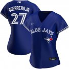 women's Activewear Baseball Uniform 27 Vladimir Guerrero Jr. Jerseys Royal Alternate lady Shirt