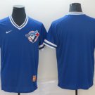 men's & youth Baseball Uniform Toronto Blue Jays Blank Jerseys Royal Pullover Cooperstown Shirt