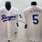 men's & youth Activewear Baseball Uniform 5 Corey Seager Jerseys White Home Limited Player Shirt