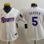men's & youth Activewear Baseball Uniform 5 Corey Seager Jerseys White Home Limited Player Shirt