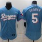 men's & youth Activewear Baseball Uniform 5 Corey Seager Jerseys Light Blue Alternate Elite Shirt