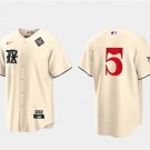 men's & youth Activewear Baseball Uniform 5 Corey Seager Jerseys Cream 2023 World Series Game Shirt