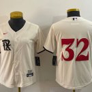 women's Activewear Baseball Uniform 32 Evan Carter Jerseys Cream City Connect Player lady Shirt