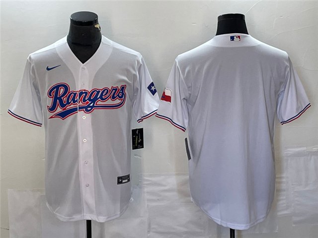 men's & youth Activewear Baseball Uniform Texas Rangers Blank Jerseys White Home Player Game Shirt