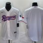 men's & youth Activewear Baseball Uniform Texas Rangers Blank Jerseys White Home Player Game Shirt