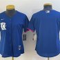 women's Activewear Baseball Uniform Texas Rangers Blank Jerseys Royal City Connect Player lady Shirt