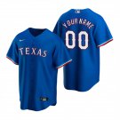 men's & youth Baseball Texas Rangers Uniform 00 Custom name number Jerseys Royal Alternate Shirt