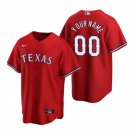 men's & youth Baseball Texas Rangers Uniform 00 Custom name number Jerseys Red Alternate Shirt