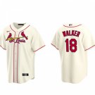 men's & youth Activewear Baseball Uniform 18 Jordan Walker Jerseys Cream Alternate Player Game Shirt