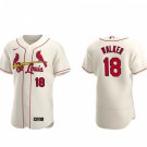 men's & youth Activewear Baseball Uniform 18 Jordan Walker Jerseys Cream Alternate Elite Shirt