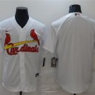 men's & youth Activewear Baseball Uniform St. Louis Cardinals Blank Jerseys White Home Player Shirt