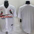 men's & youth Activewear Baseball Uniform St. Louis Cardinals Blank Jerseys White Rainbow Cool Shirt