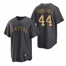men's & youth Activewear Baseball Uniform 44 Julio Rodríguez Jerseys Charcoal 2022 All-Star Shirt