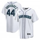 men's & youth Activewear Baseball Uniform 44 Julio Rodríguez Jerseys White Home Player Game Shirt