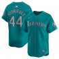 men's & youth Activewear Baseball Uniform 44 Julio Rodr&Atilde;&shy;guez Jerseys Aqua Alternate Limited Shirt