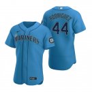 men's & youth Activewear Baseball Uniform 44 Julio Rodríguez Jerseys Royal Alternate Elite Shirt