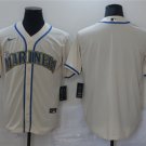 mens & youth Activewear Baseball Uniform Seattle Mariners Blank Jerseys Cream Alternate Player Shirt