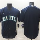 mens & youth Activewear Baseball Uniform Seattle Mariners Blank Jerseys Navy Alternate Player Shirt