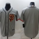 men's & youth Activewear Baseball Uniform San Francisco Giants Blank Jerseys Gray Road Player Shirt