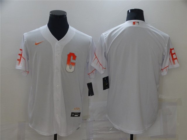 mens & youth Activewear Baseball Uniform San Francisco Giants Blank Jerseys White City Connect Shirt