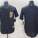 mens & youth Activewear Baseball Uniform San Francisco Giants Blank Jerseys Black Gold Team Shirt