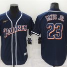 men's & youth Activewear Baseball Uniform 23 Fernando Tatis Jr. Jerseys Navy Cooperstown Cool Shirt