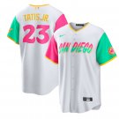 men's & youth Activewear Baseball Uniform 23 Fernando Tatis Jr. Jerseys White City Connect Shirt
