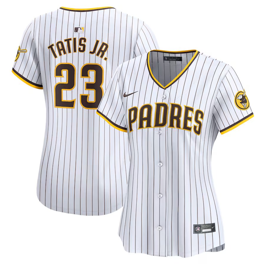 women's Activewear Baseball Uniform 23 Fernando Tatis Jr. Jerseys White Home Limited lady Shirt