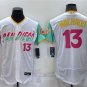 men's & youth Baseball Uniform 13 Manny Machado Jerseys White 2022 City Connect Elite Shirt
