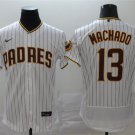 men's & youth Activewear Baseball Uniform 13 Manny Machado Jerseys White Home Player Elite Shirt