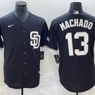 men's & youth Activewear Baseball Uniform 13 Manny Machado Jerseys Black CoolBase Shirt