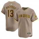 men's & youth Activewear Baseball Uniform 13 Manny Machado Jerseys Tan Alternate Limited Shirt