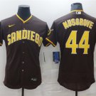 men's & youth Activewear Baseball Uniform 44 Joe Musgrove Jerseys Brown Away Player Elite Shirt