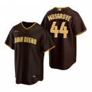 men's & youth Activewear Baseball Uniform 44 Joe Musgrove Jerseys Brown Away Player Game Shirt