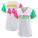 women's Activewear Baseball Uniform 44 Joe Musgrove Jerseys White 2022 City Connect lady Shirt