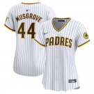 women's Activewear Baseball Uniform 44 Joe Musgrove Jerseys White Home Limited Player lady Shirt