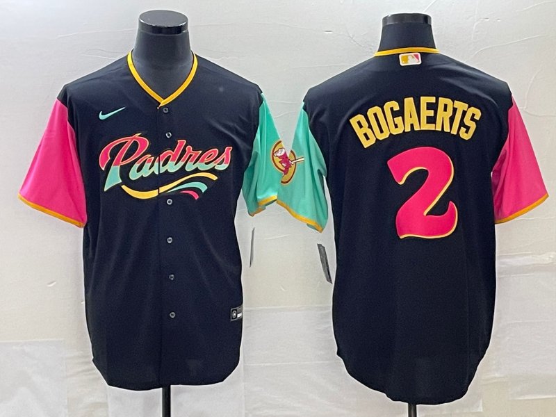 men's & youth Activewear Baseball Uniform 2 Xander Bogaerts Jerseys Black 2022 City Connect Shirt