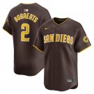 men's & youth Activewear Baseball Uniform 2 Xander Bogaerts Jerseys Brown Away Limited Player Shirt