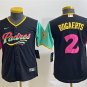 women's Activewear Baseball Uniform 2 Xander Bogaerts Jerseys Black 2022 City Connect lady Shirt