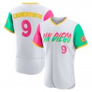men's & youth Baseball Uniform 9 Jake Cronenworth Jerseys White 2022 City Connect Elite Shirt