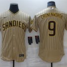mens & youth Activewear Baseball Uniform 9 Jake Cronenworth Jerseys Tan Alternate Player Elite Shirt