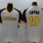 men's & youth Activewear Baseball Uniform 19 Tony Gwynn Jerseys White Cooperstown Collection Shirt